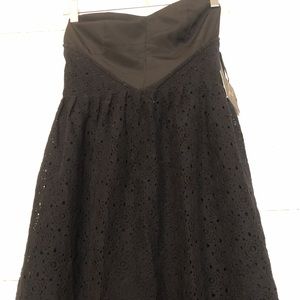 NWT jack dress black strapless